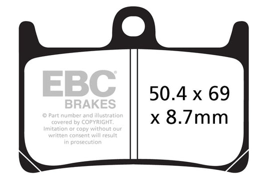 EBC - EBC Double-H Sintered Sportbike Pad Set (FA380HH)