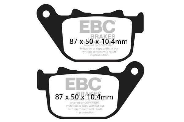 EBC - EBC Double-H Sintered Sportbike Pad Set (FA387HH)