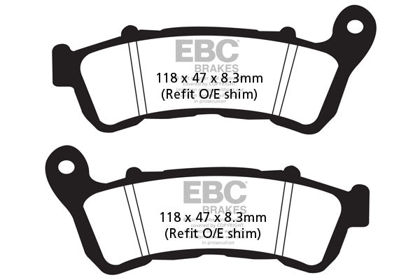 EBC - EBC Double-H Sintered Sportbike Pad Set (FA388HH)