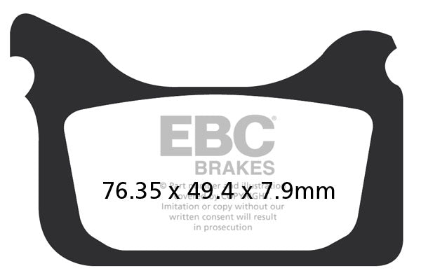 EBC - EBC MXS Formula MX Race Pad Set  (MXS405)