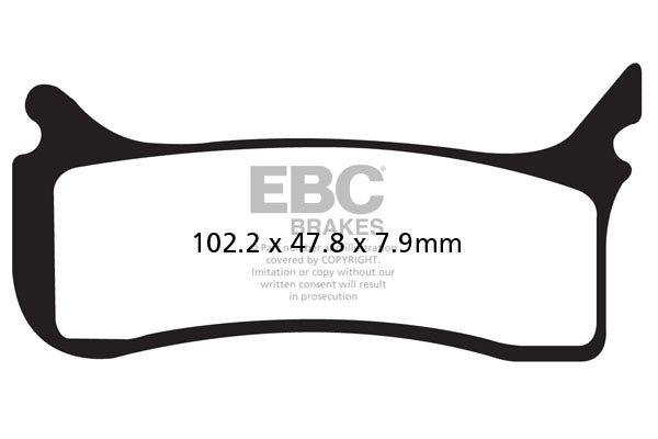 EBC - EBC MXS Formula MX Race Pad Set (MXS406)