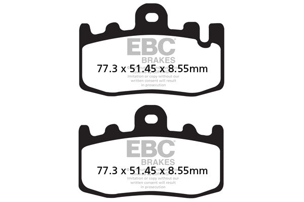 EBC - EBC Double-H Sintered Sportbike Pad Set (FA441HH)