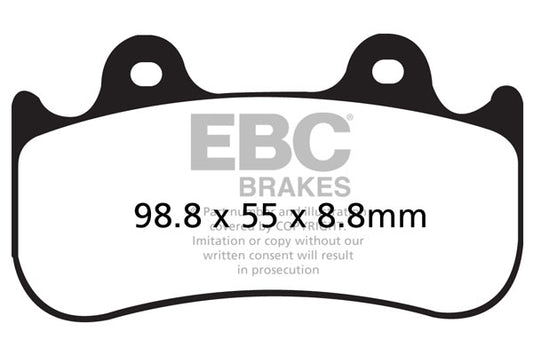 EBC - EBC Double-H Sintered Sportbike Pad Set (FA455HH)