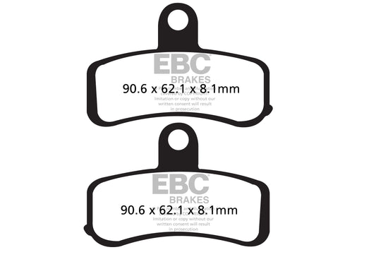 EBC - EBC Double-H Sintered Sportbike Pad Set (FA457HH)