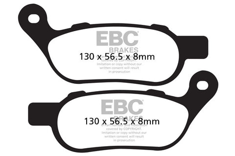 EBC - EBC Double-H Sintered Sportbike Pad Set (FA458HH)