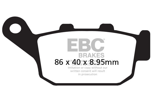 EBC - EBC Double-H Sintered Sportbike Pad Set (FA496HH)