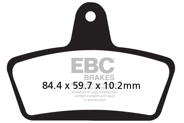 EBC - EBC Double-H Sintered Sportbike Pad Set (FA623HH)