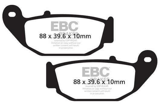 EBC - EBC Double-H Sintered Sportbike Pad Set (FA629HH)