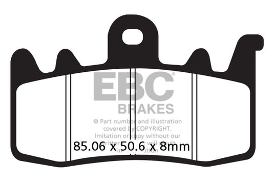 EBC - EBC Double-H Sintered Sportbike Pad Set (FA630HH)
