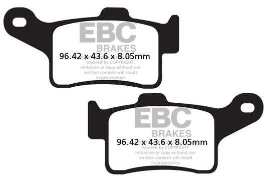 EBC - EBC Double-H Sintered Sportbike Pad Set (FA631HH)