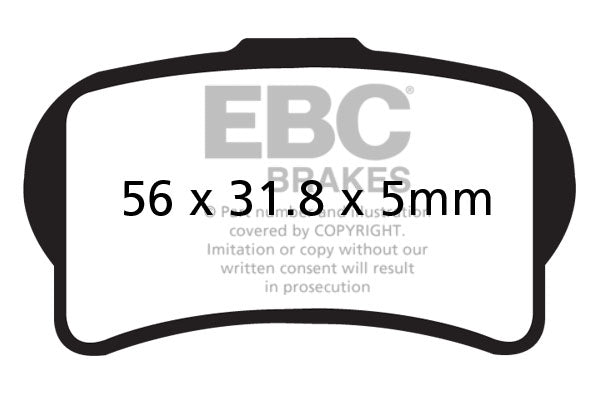 EBC - EBC Pad Set (FA644TT)