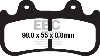 EBC - EBC Double-H Sintered Sportbike Pad Set (FA649HH)