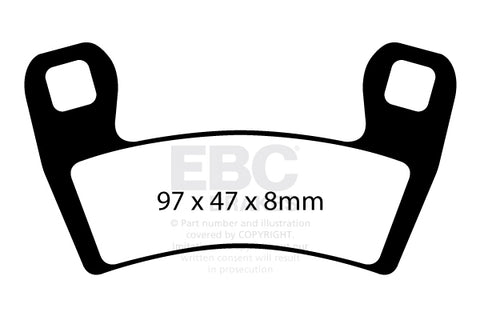 EBC - EBC Pad Set (FA657TT)