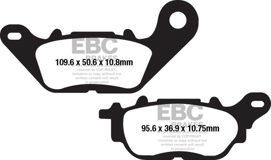 EBC - EBC Double-H Sintered Sportbike Pad Set (FA662HH)