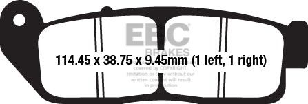 EBC - EBC Pad Set (FA672)