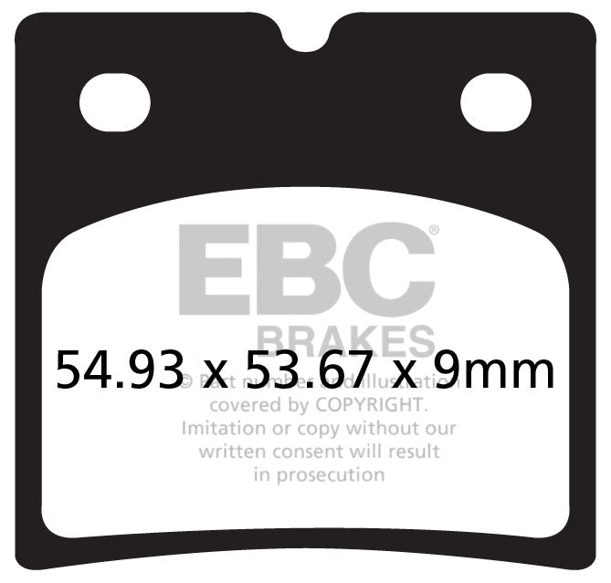 EBC - EBC Double-H Sintered Sportbike Pad Set (FA696HH)