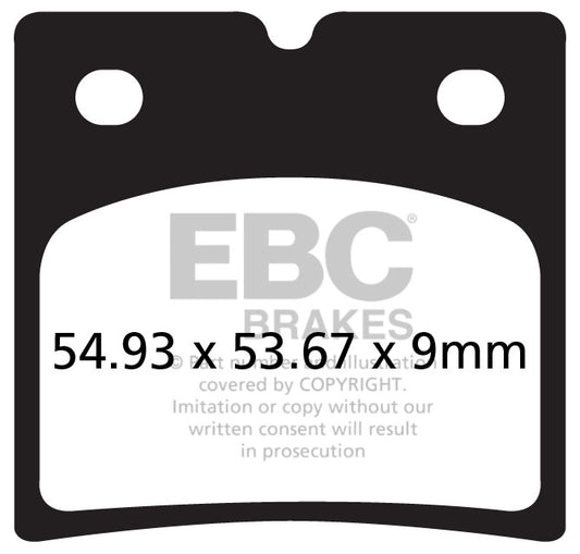 EBC - EBC Double-H Sintered Sportbike Pad Set (FA696HH)