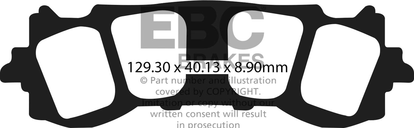 EBC - EBC Pad Set (FA717)