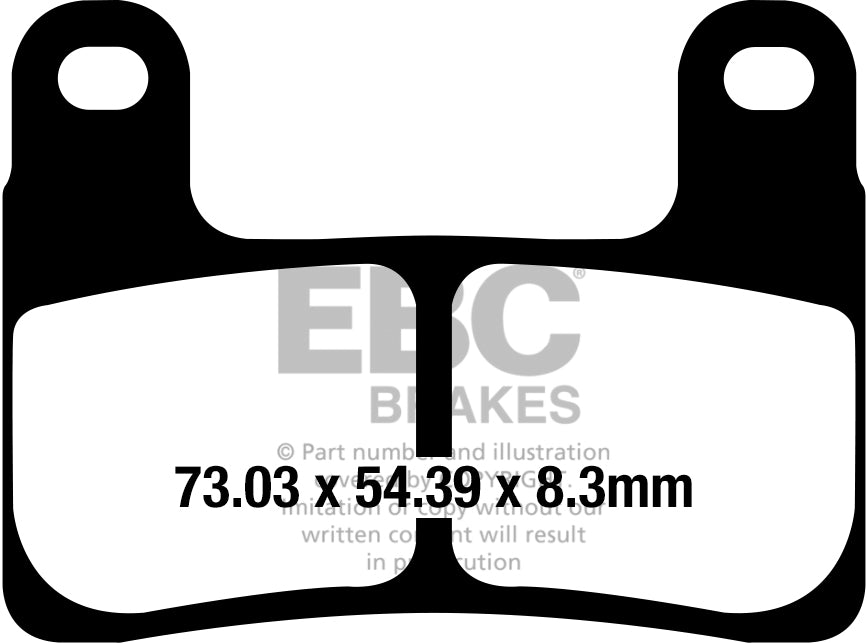 EBC - Race Use Only - Sintered GPFAX Compound Race Pad (GPFAX724HH)