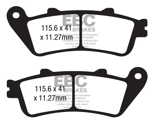 EBC - EBC Double-H Sintered Sportbike Pad Set (FA725HH)