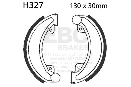 EBC - EBC Brake Shoe Set (H327)