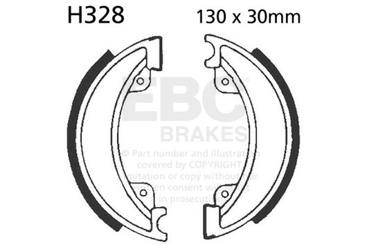 EBC - EBC Brake Shoe Set (H328)