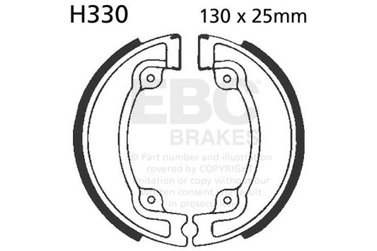 EBC - EBC Brake Shoe Set (H330)