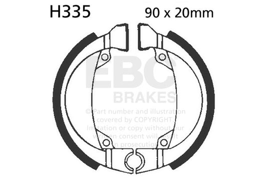 EBC - EBC Brake Shoe Set (H335)