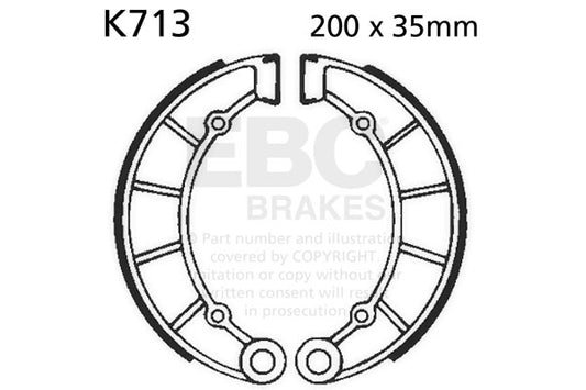 EBC - EBC Brake Shoe Set (K713)