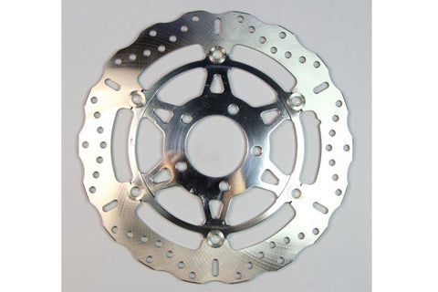 EBC - EBC Polished Hub Streetfighter Custom Brake Discs With Contoured Profile (MD3088CC)