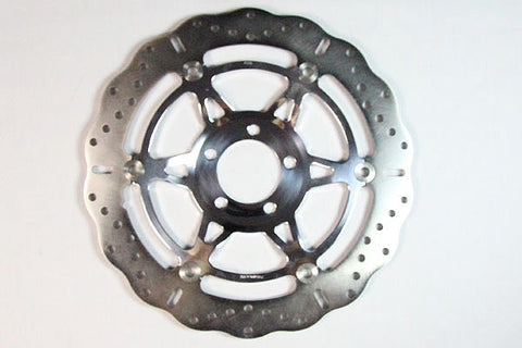 EBC - EBC Polished Hub Streetfighter Custom Brake Discs With Contoured Profile (MD4022CC)
