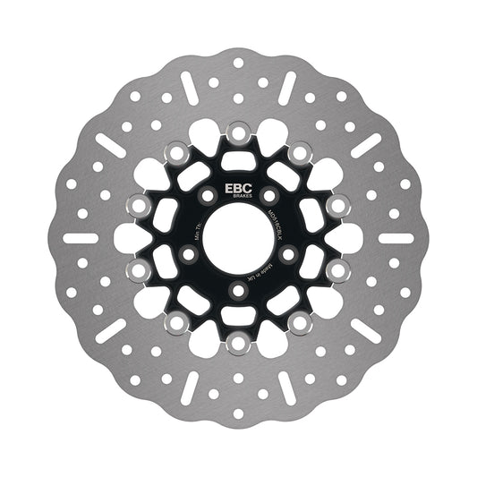 EBC - EBC Black Chrome Centred Stainless Floating Disc For HD (MD518CBLK)