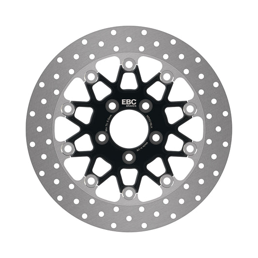 EBC - EBC Black Chrome Centred Stainless Floating Disc For HD (MD521BLK)