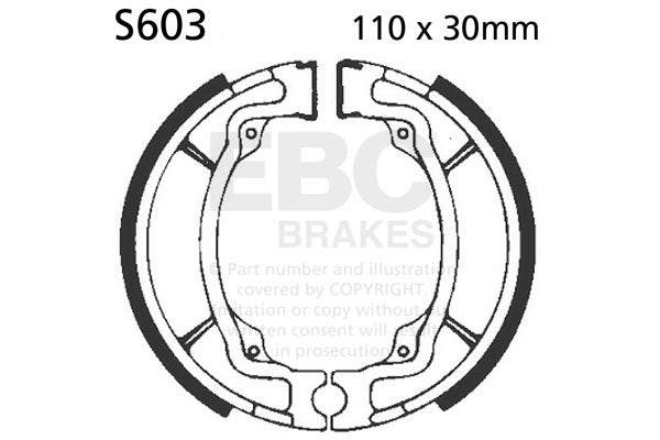 EBC - EBC Brake Shoe Set (S603)