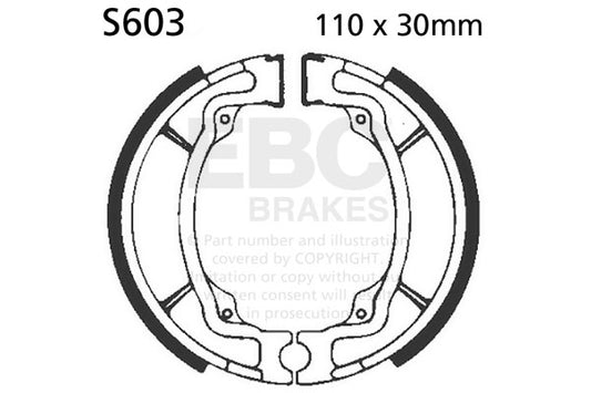 EBC - EBC Brake Shoe Set (S603)