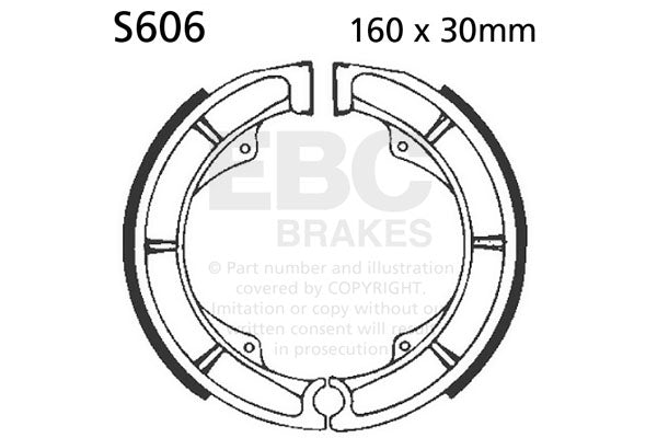 EBC - EBC Brake Shoe Set (S606)