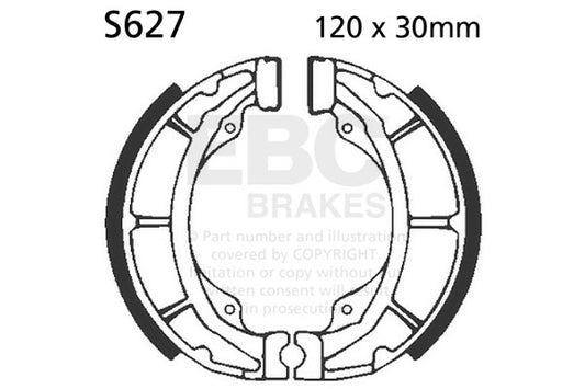 EBC - EBC Brake Shoe Set (S627)