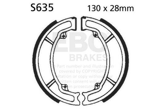 EBC - EBC Brake Shoe Set (S635)