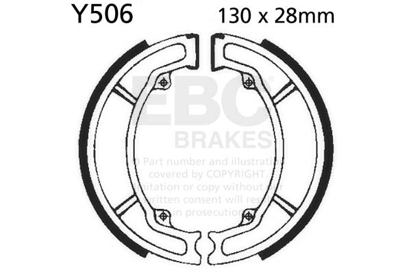 EBC - EBC Brake Shoe Set (Y506)