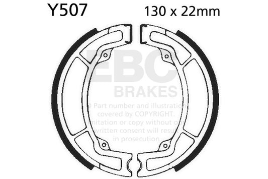 EBC - EBC Brake Shoe Set (Y507)