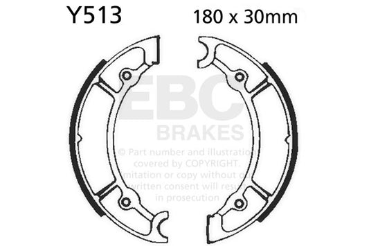 EBC - EBC Brake Shoe Set (Y513)