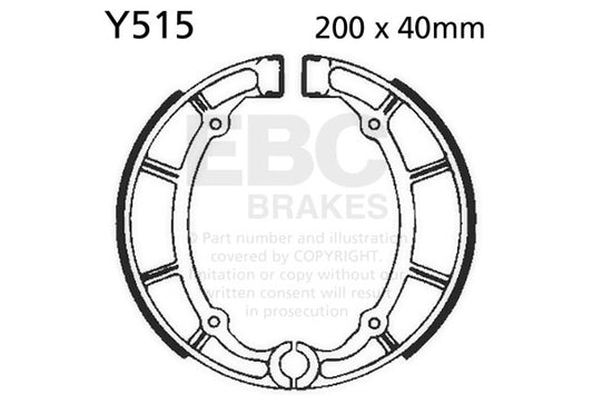 EBC - EBC Brake Shoe Set (Y515)