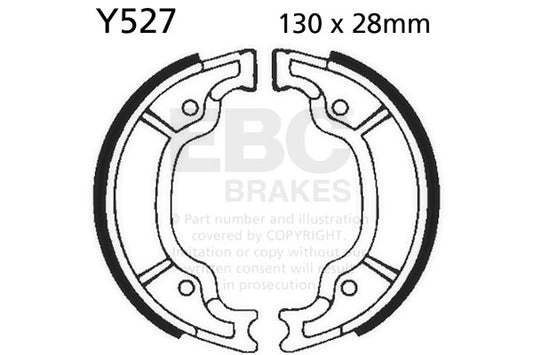 EBC - EBC Brake Shoe Set (Y527)