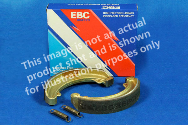 EBC - EBC Grooved Brake Shoe Set (Y536G)